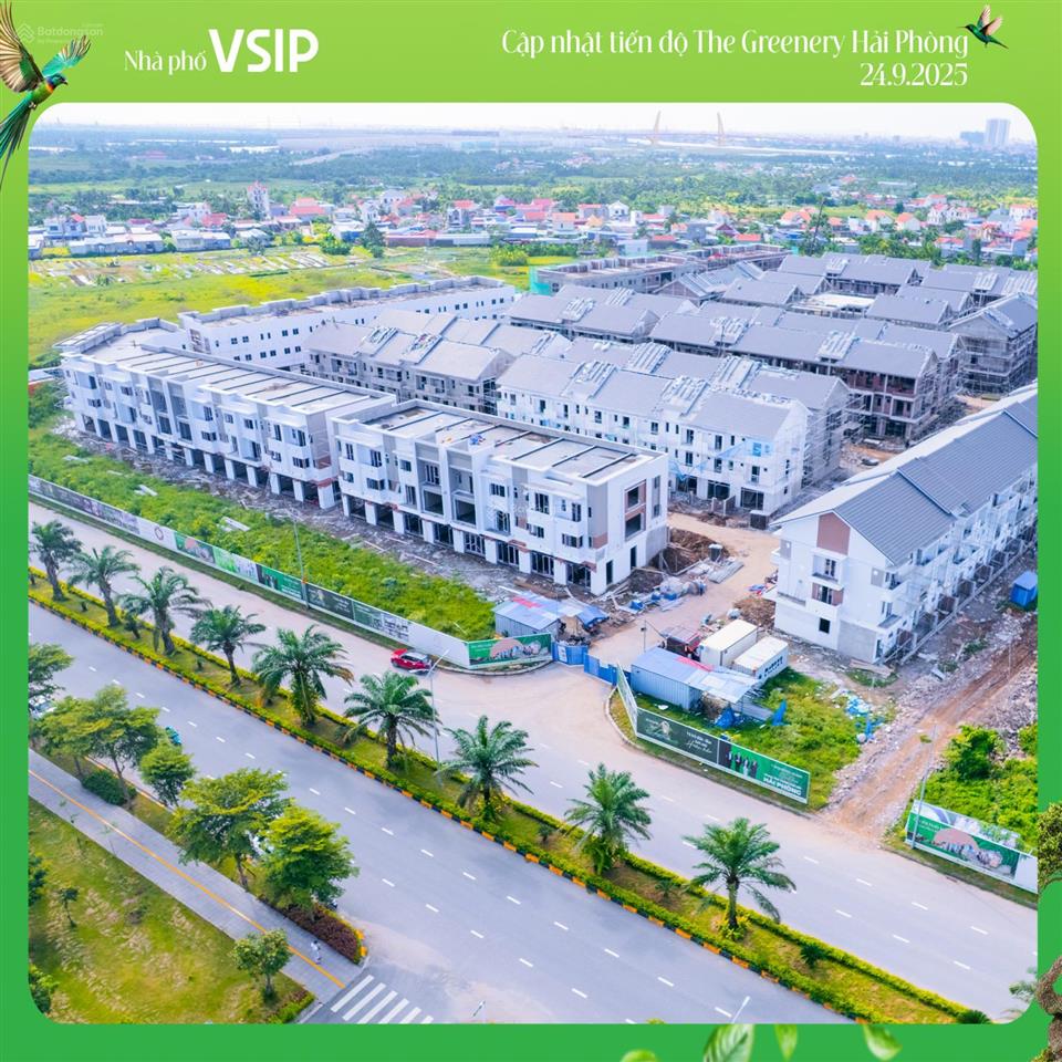 Liền kề hướng nam đón tài lộc hàng siêu hiếm tại the greenery hải phòng kèm theo chiết khấu lớn