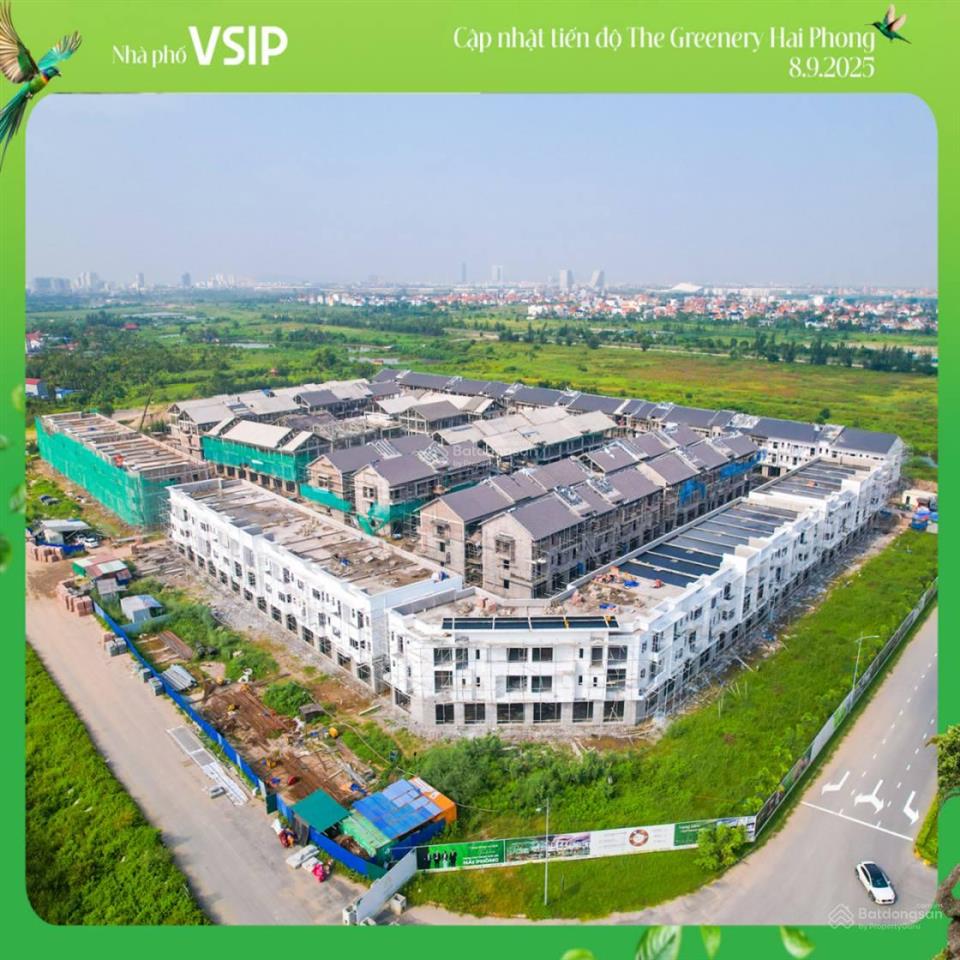 Liền kề hướng nam đón tài lộc hàng siêu hiếm tại the greenery hải phòng kèm theo chiết khấu lớn