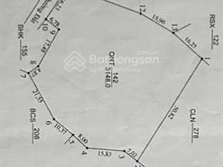 Bán đất tại văn miếu, thanh sơn, phú thọ, 2,3 tỷ, 6000 m2, mặt tiền 33,71m, view đẹp