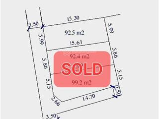 Bán lô đất 92,5m² tại xã tân tiến, chương mỹ, hn
