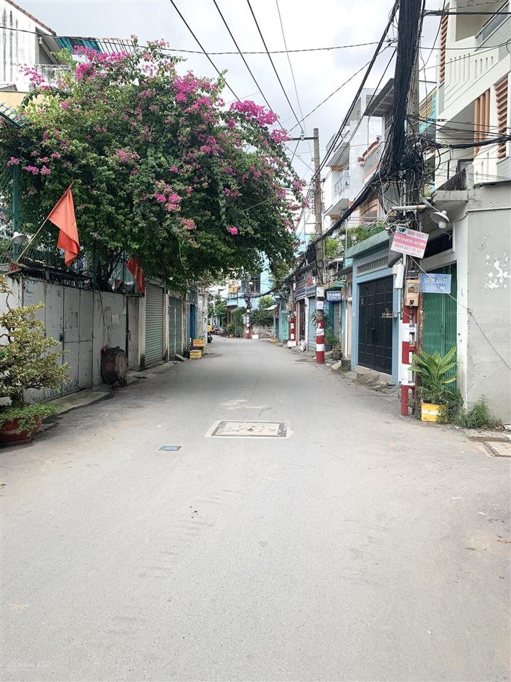 Hẻm nhựa 8m  xe hơi ngủ nhà  bán nhà âu cơ, tân bình  nở hậu 6m  3 tầng btct  60m2 chỉ 6.9 tỷ