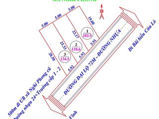Bán gấp đất nền dự án phố 72, 4,85 tỷ, 102m2 tại nghi phong, vinh, nghệ an