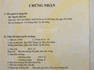 Tiện kinh doanh, ngang 9m, mt kinh dương vương bên cạnh thpt thanh khê, sát ngã tư trần anh tông