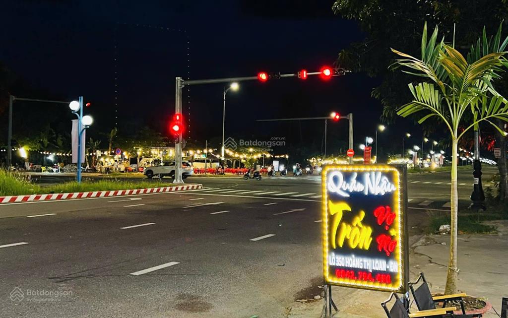 Lô 2 mặt tiền hoàng thị loan khu kinh doanh sầm uất nhất, cạnh ngã tư nguyễn sinh sắc, xây tự do