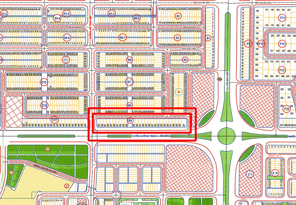 Lô 2 mặt tiền hoàng thị loan khu kinh doanh sầm uất nhất, cạnh ngã tư nguyễn sinh sắc, xây tự do