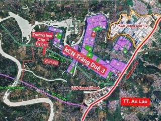 Mở bán 20 lô đất f0 thượng trang, bát trang giáp kcn tràng duệ 3 đang khởi công gđ2