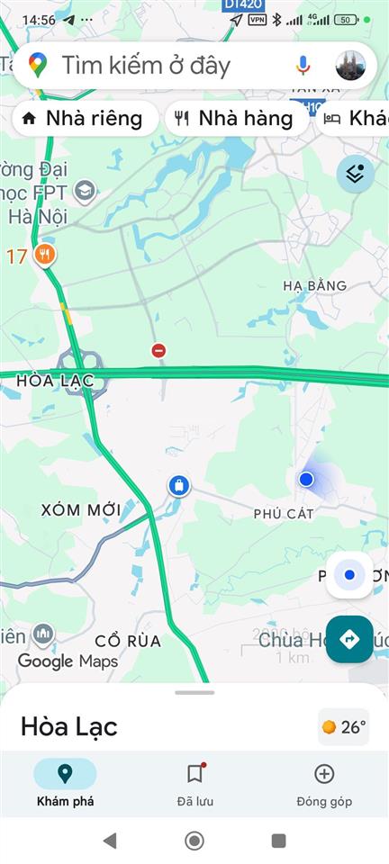 2,5 tỷ, 100m2, bắc phú cát, cạnh nhà máy in tiền quốc gia, 300m ga metro số 5