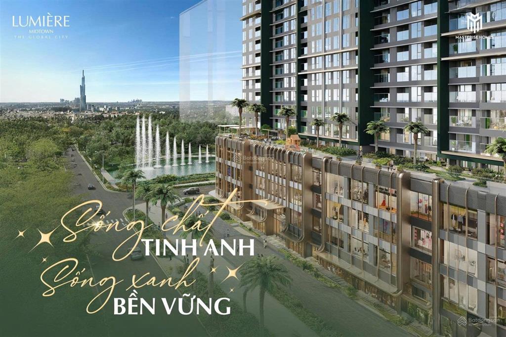 Bán căn hộ cao cấp lumière midtown, global city, q2. 2pn, 2wc, giá tốt nhất chỉ 9,84tỷ/căn