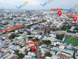 Bán gấp lô đất mặt tiền đường nguyễn hiền, trung tâm tp dĩ an, giá 4.28 tỷ