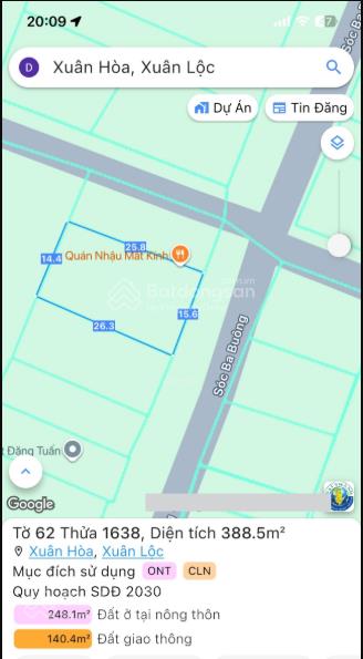 Chính chủ bán gấp 2 miếng đất tại xuân hoà  xuân lộc  đồng nai