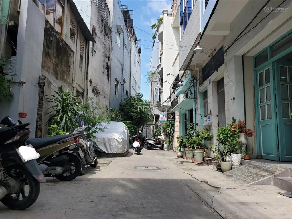 Hẻm xe hơi nguyễn hữu cầu. tân định. q1 5 tầng ( 4 x 20m )  10 phòng chdv  90 triệu  19,8 tỷ tl