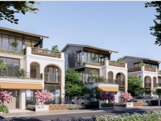 Biệt thự song lập với dtxd 300m2 kinh doanh hay ở đều được, giá sau ck khoảng 20tỷ, vị tri gần sông