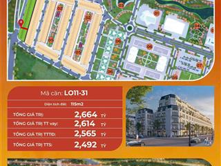 Đất nền dự án 115m2, sẵn sổ trao tay, lõi kcn yên phong.