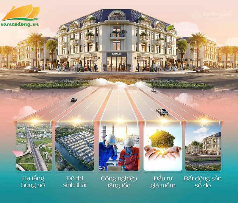 Bán đất nền the solia bến lức sổ đỏ riêng từng nền khu compound dt 87m2 giá 1tỷ790tr. 0788 911 ***