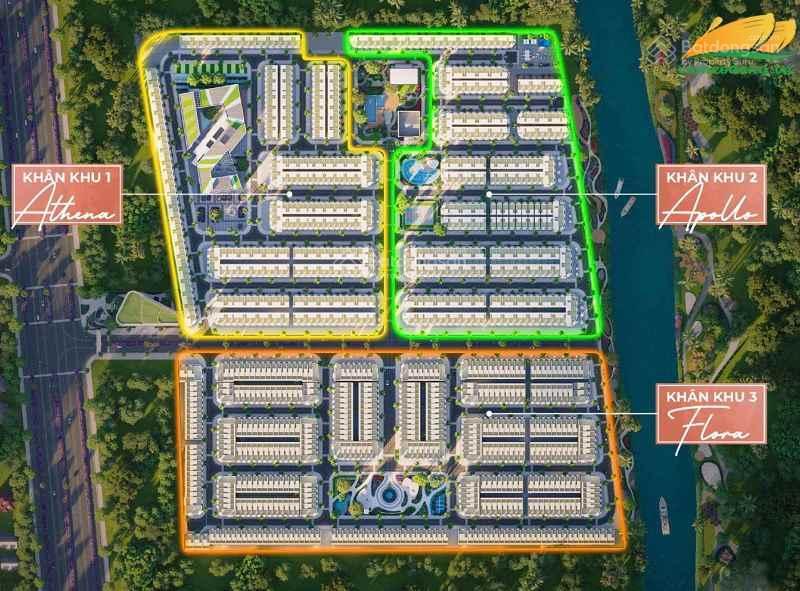 Bán đất nền the solia bến lức sổ đỏ riêng từng nền khu compound dt 87m2 giá 1tỷ790tr. 0788 911 ***