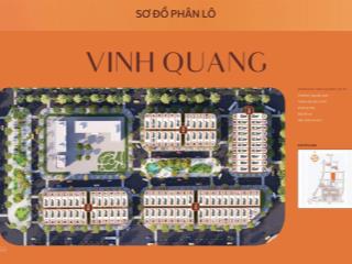Nhận cọc 100tr cho lô liền kề shop house từ 10 tỷ thuộc phân khu vinh quang, hoàng huy new city, hp