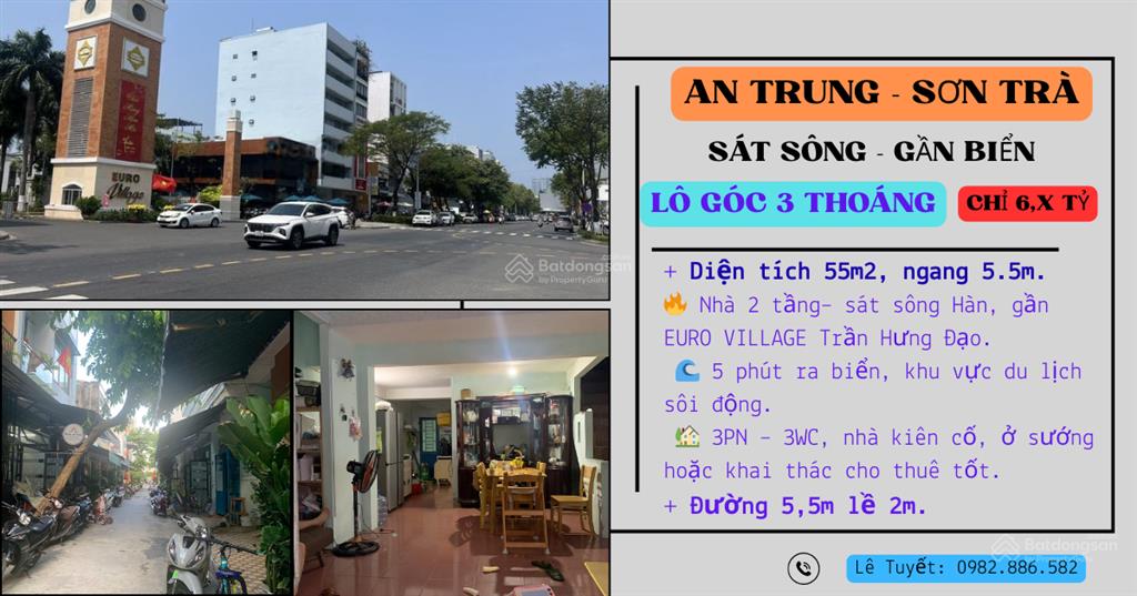 Bán đất tặng nhà 2 tầng  trung tâm sơn trà  vị trí vàng đầu tư & an cư