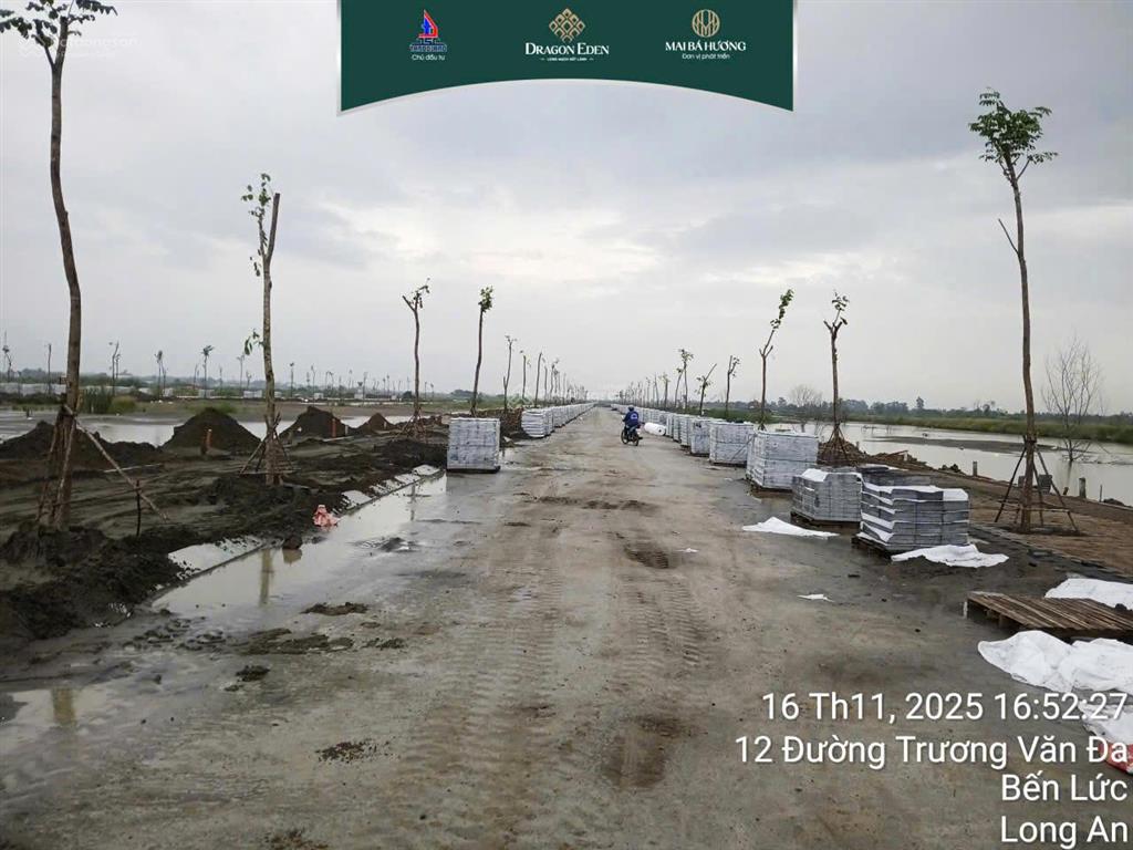 Bán đất nền dự án dragon eden, 4 tỷ, 162m2, lương hòa, bến lức, long an