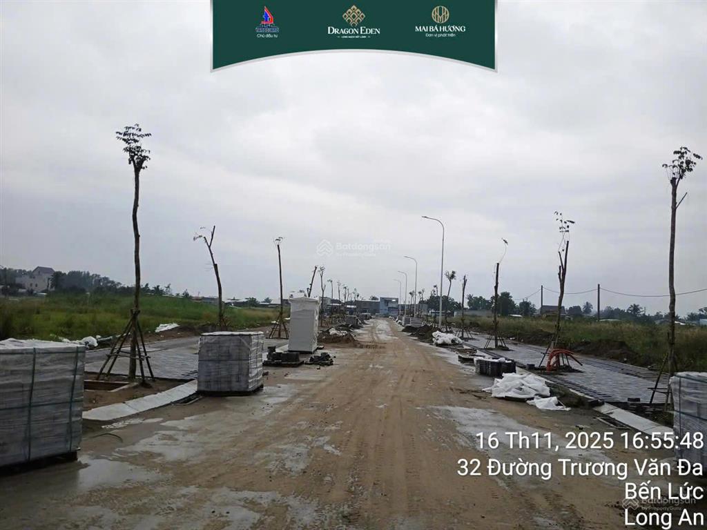 Bán đất nền dự án dragon eden, 4 tỷ, 162m2, lương hòa, bến lức, long an