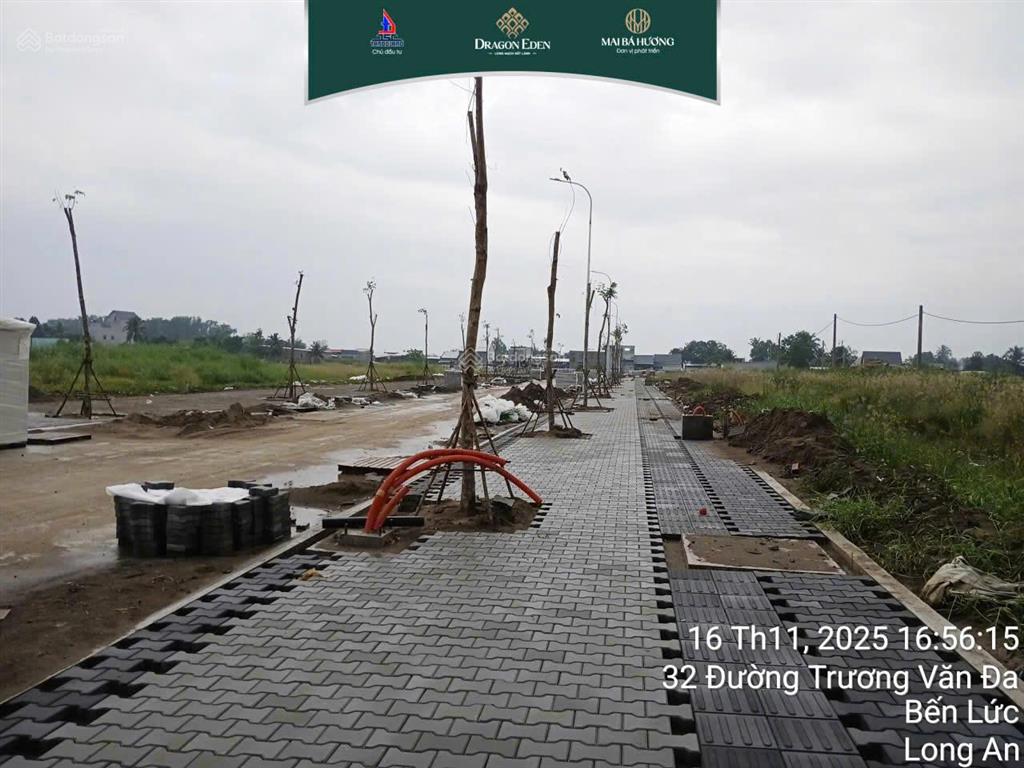 Bán đất nền dự án dragon eden, 4 tỷ, 162m2, lương hòa, bến lức, long an