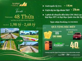 Rước 5 chỉ vàng, 1 chiếc xe vf3 lại được sở hữu ngay 100m full thổ cư, zá nhỉnh 2 tỷ, sát vành đai