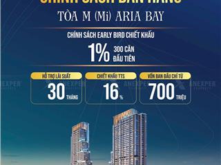 Quỹ căn độc quyền 1pn siêu hiếm tại dự án aria bay hạ long