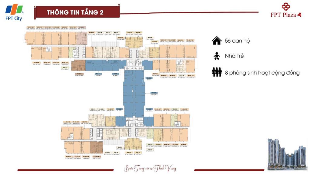 Ra mắt tổ hợp căn hộ cao cấp fpt plaza 4, căn giá tốt nhất chỉ 2,1x tỷ cho căn 1pn