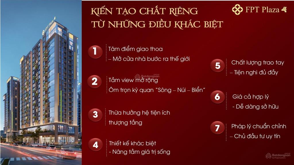 Ra mắt tổ hợp căn hộ cao cấp fpt plaza 4, căn giá tốt nhất chỉ 2,1x tỷ cho căn 1pn