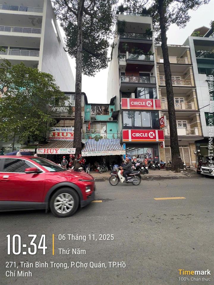 Bán nhà mặt tiền trần bình trọng, p4, q5 (4,85 x 19,8m) 2 lầu, giá 33.5 tỷ