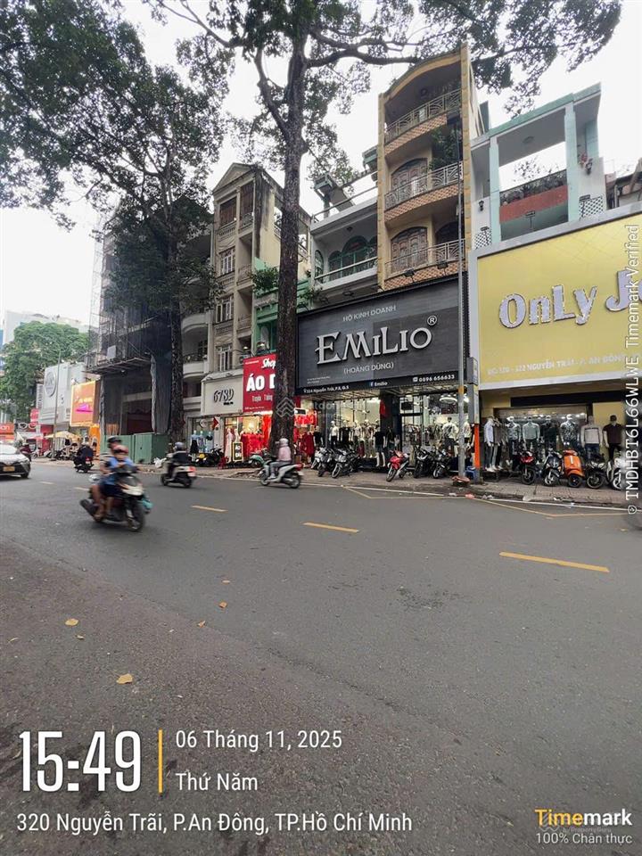 Bán gấp mt nguyễn trãi, p. 8, q. 5  dt 6.8x19m  4 tầng  giá 33 tỷ