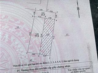 Đất đẹp ngõ ô tô tránh bắc từ liêm, 78m2, nở hậu, 16.5 tỷ
