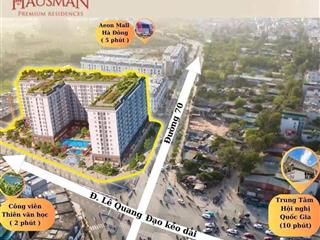 Em có qũy căn hausman 2pn,3pn giá thấp nhất tt, dưới 100tr,ngay lê quang đạo kéo dài cạnh aeon mall