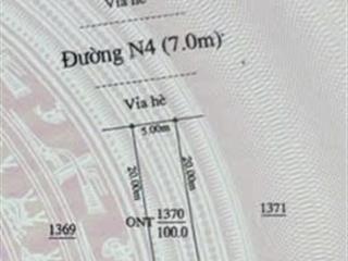 Bán đất 100m2 sổ đỏ bạch đằng tân uyên