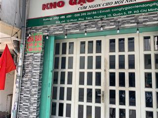 Chính chủ bán nhà mặt tiền phan phú tiên, quận 5 83m, 4 tầng, giá thỏa thuận