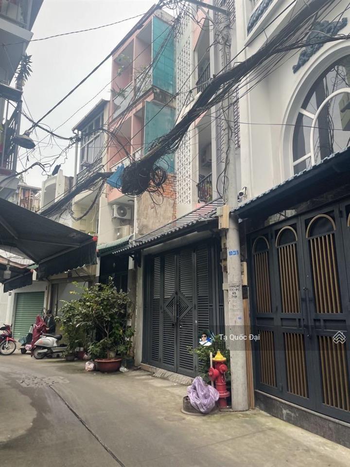 Quận 3  cmt8  85m2  14 tỷ  4 tầng  hxh thông  nở hậu 8m