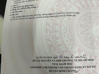 Bán đất thổ cư (kdc hiện hữu) 150m có 122m thổ cư. tương lai mặt tiền đường 13m.