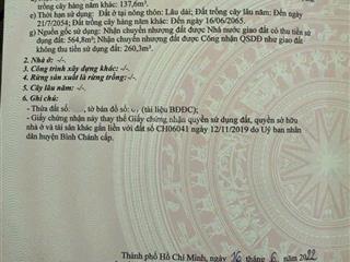Bán đất làm nhà vườn đường thích thiện hòa. 825m có 565m thổ cư.