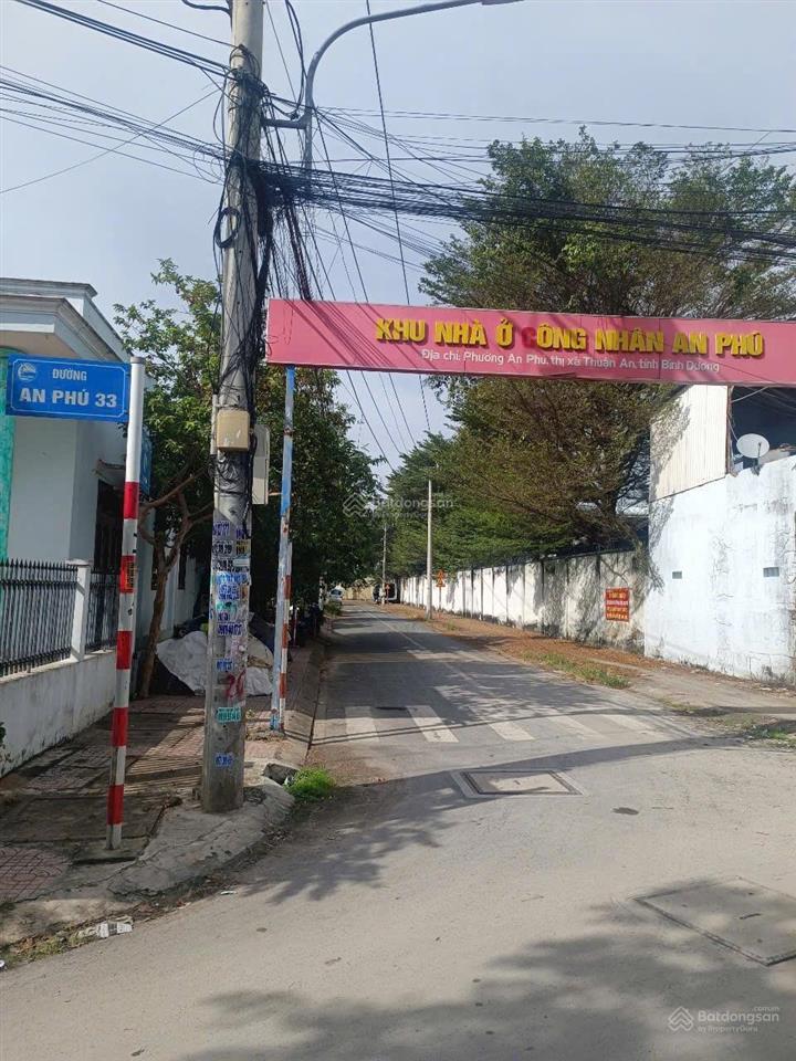 Bán gấp lô 80m2 chỉ 2,5tỷ ngay an phú, tp.thuận an  dân đông đường nhựa đẹp