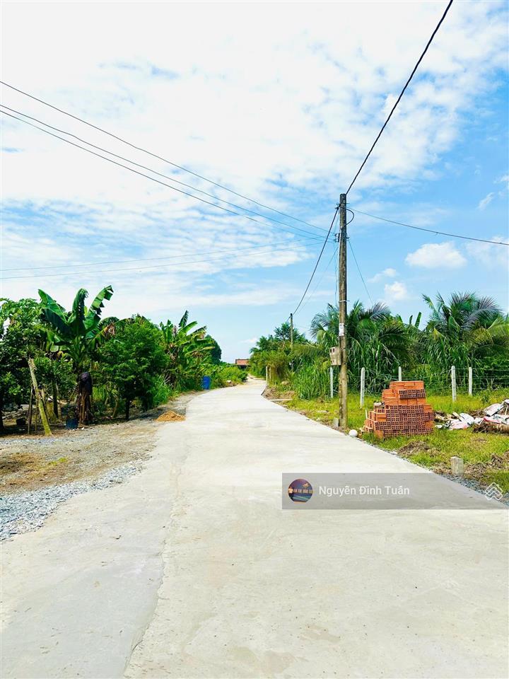 590tr, chủ gửi 5x35m thổ cư hết đất đường bê tông, phước thạnh, tây ninh