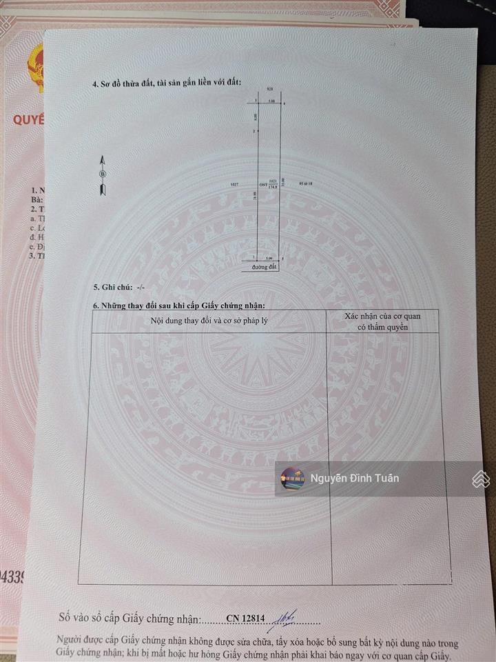 590tr, chủ gửi 5x35m thổ cư hết đất đường bê tông, phước thạnh, tây ninh
