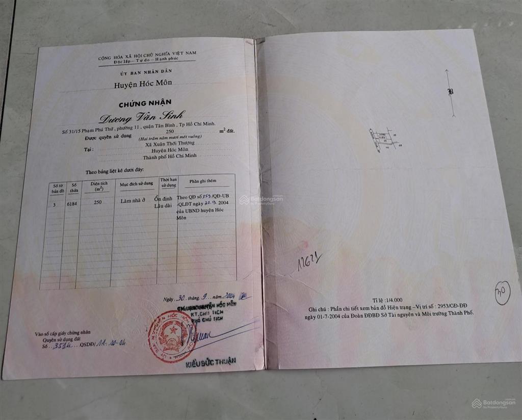 Chính chủ bán đất thổ cư mặt tiền dương công khi, 10x50, cuối năm kẹt tiền giảm sâu bán gấp.