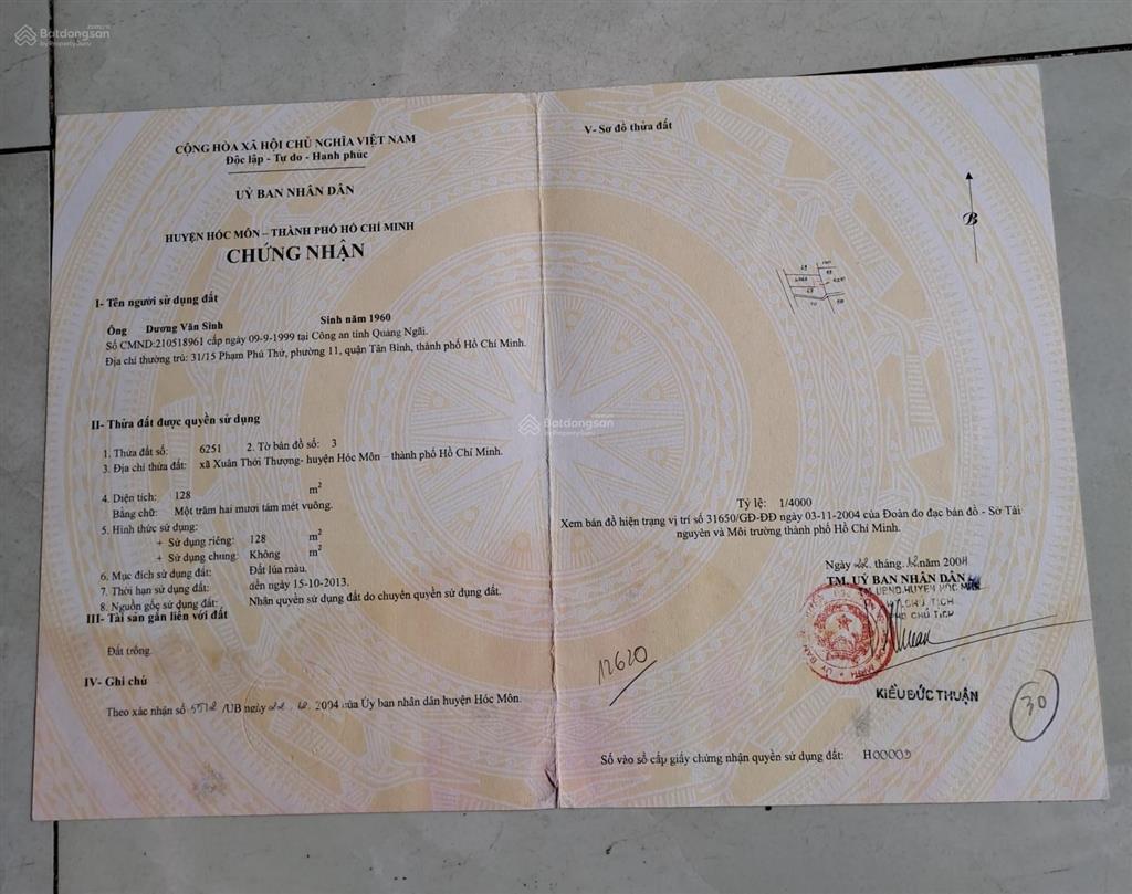 Chính chủ bán đất thổ cư mặt tiền dương công khi, 10x50, cuối năm kẹt tiền giảm sâu bán gấp.