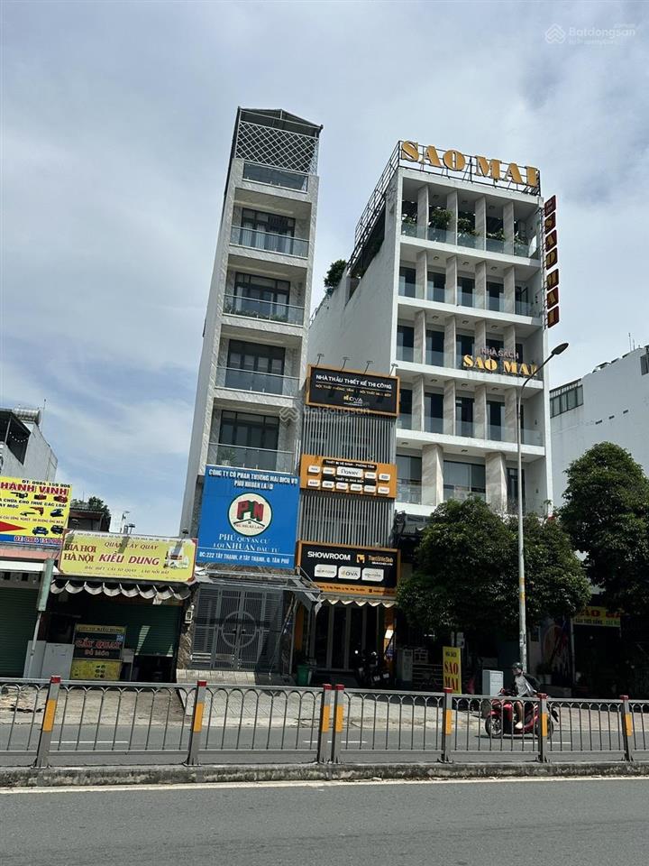 Nhà mới 7 tầng mặt tiền tây thạnh, q. tân phú . dt 4m x 30m giá 23,5 tỷ tl