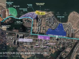 Aria bay hạ long giá chỉ từ 85  120 triệu/m2. hỗ trợ vay 70% miễn lãi 30 tháng