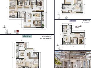 Bán căn hộ 4pn, 3wc, 163,19m2 tại sun feliza suites, giá 175 triệu / m2