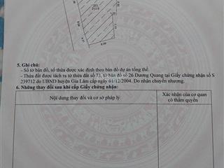 Bán lô đất 83m dương quang, gia lâm lô góc trục chính kinh doanh giá tốt