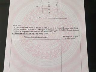 Chính chủ cần bán 2 lô thổ cư tại đồng mai hà đông