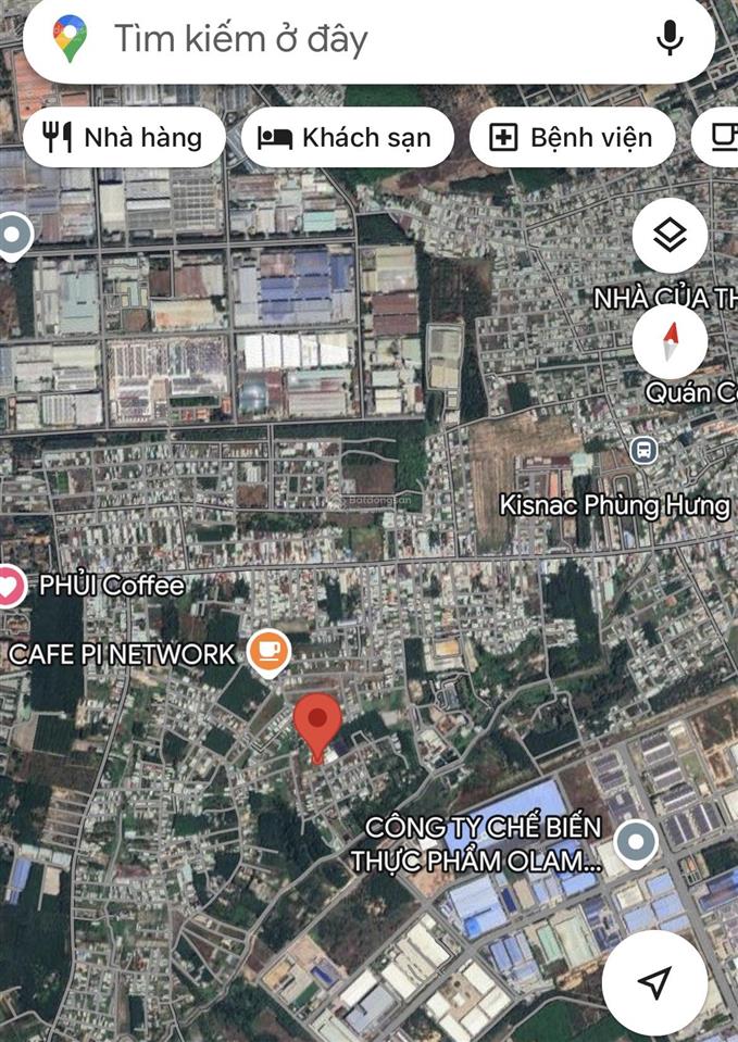 Chỉ 5.4tr/m2 cho lô đất 1/ đường phùng hưng. cổng phụ kcn an phước, long đức. thương lượng mạnh