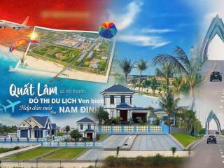 Bán đất vàng mặt  biển du lịch quất lâm  nam định  kề kcn vsip, tiềm năng sinh lời