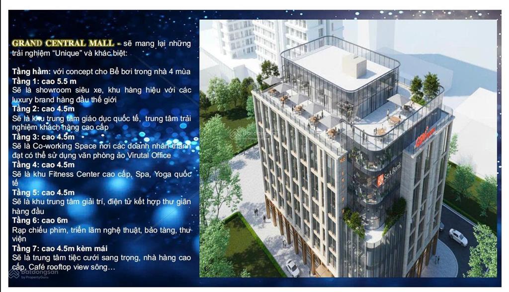 Duy nhất 1 suất nội bộ, ch trực diện sông hàn sở hữu lâu dài tổ hợp 14 tòa 5 sao capital square đn